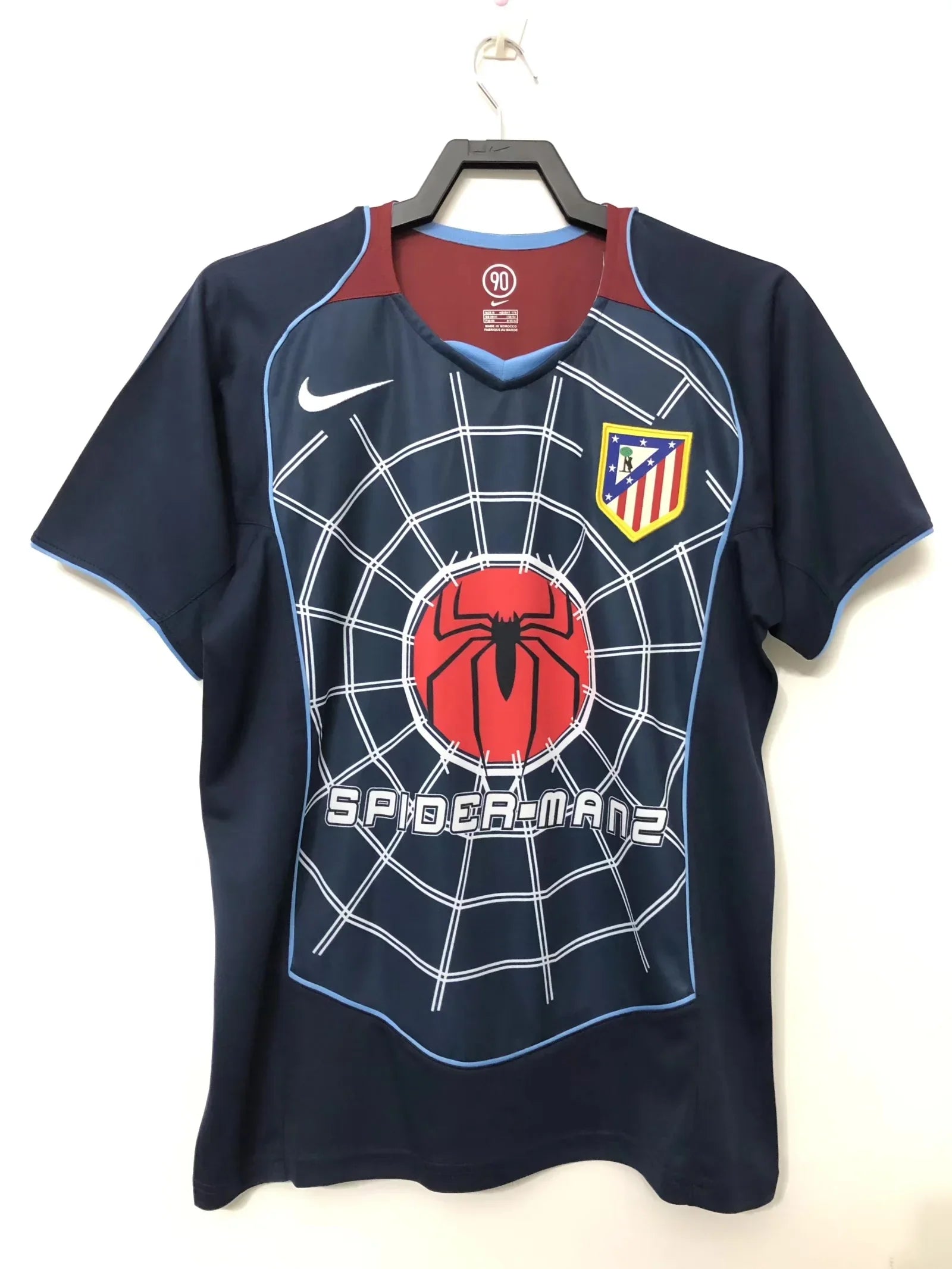 Atletico Madrid 2004/05 Vintage Retro Away Jersey (Spider-Man