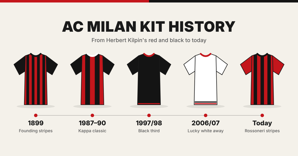 AC Milan Kit History