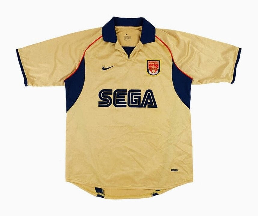 Arsenal 2001 Vintage SEGA Retro Away Jersey