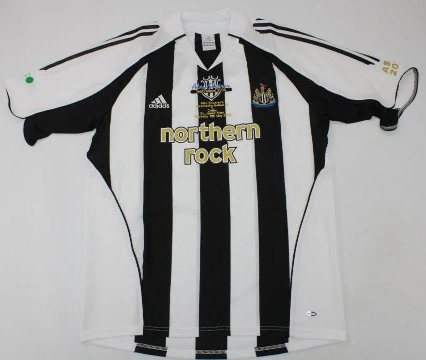Newcastle 2006/07 Vintage Alan Shearer Testimonial Home Retro Jersey - Concept Kits