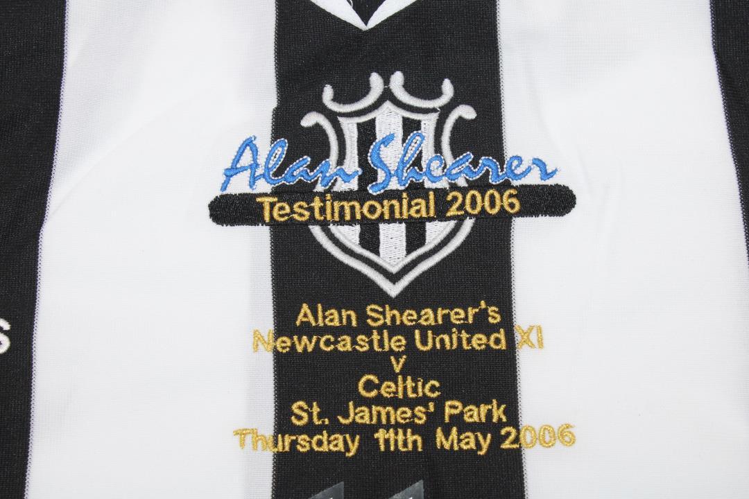 Newcastle 2006/07 Vintage Alan Shearer Testimonial Home Retro Jersey - Concept Kits