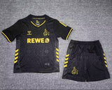 1. FC Köln 25/26 Black Third Away Kids Jersey Set