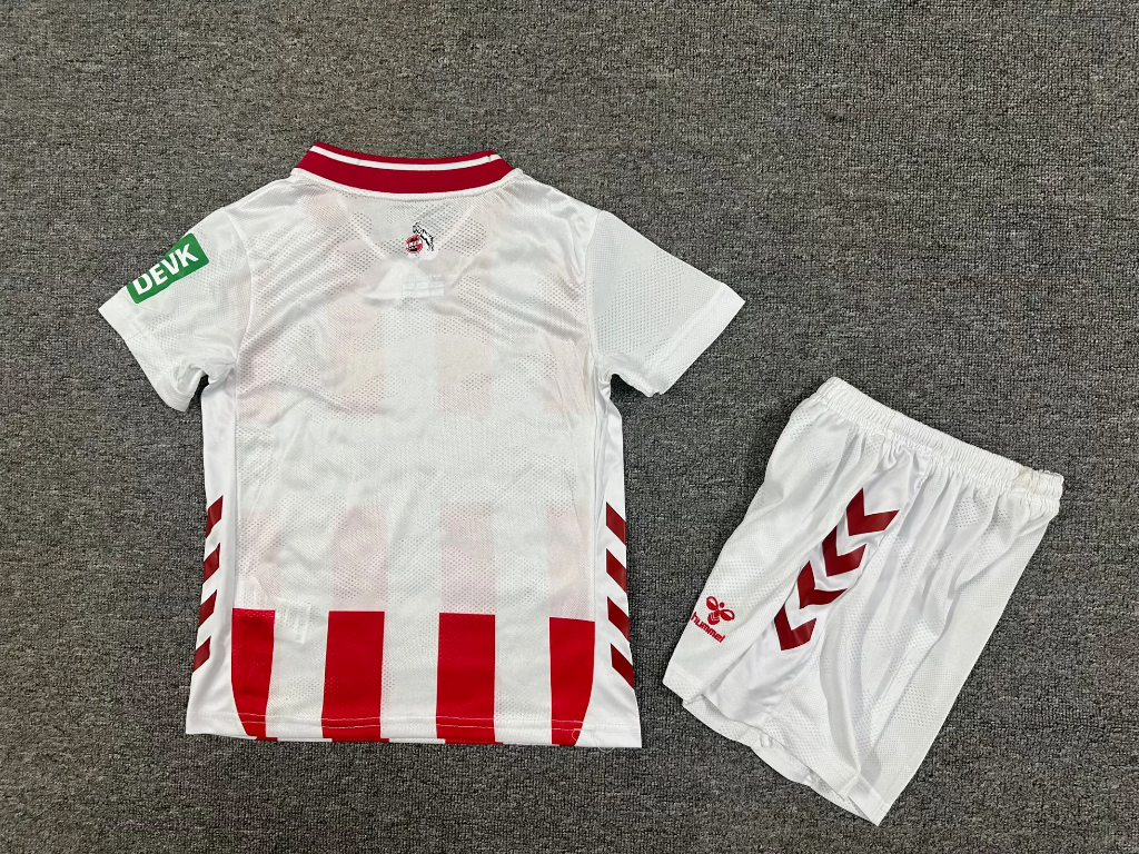 1. FC Köln 25/26 Home Kids Jersey Set