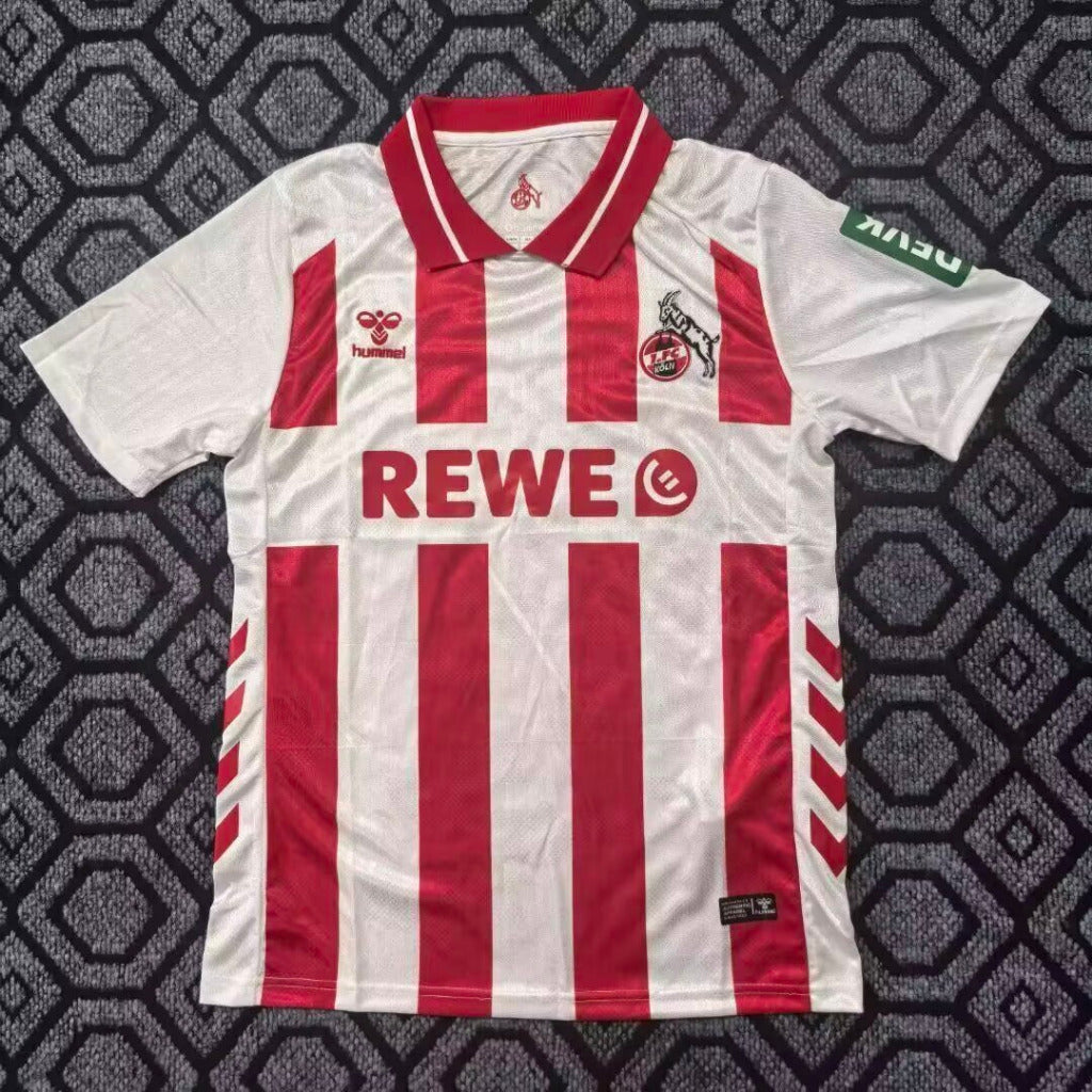 1. FC Köln 25/26 Red/White Home Jersey