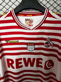 1. Fc Köln 25/26 Red/White Stripes Carnival Long Sleeve Jersey