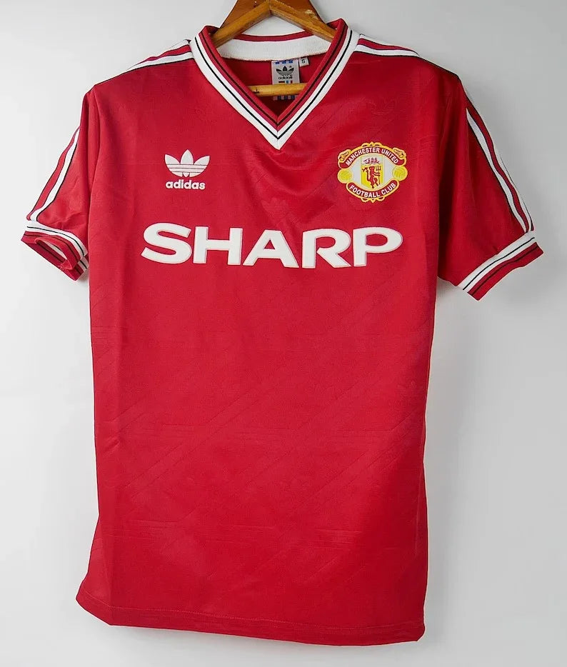 Manchester United 1986/87 Vintage Retro Home Jersey - Concept Kits