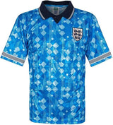 England 1990 Vintage Retro Blue Jersey - Concept Kits