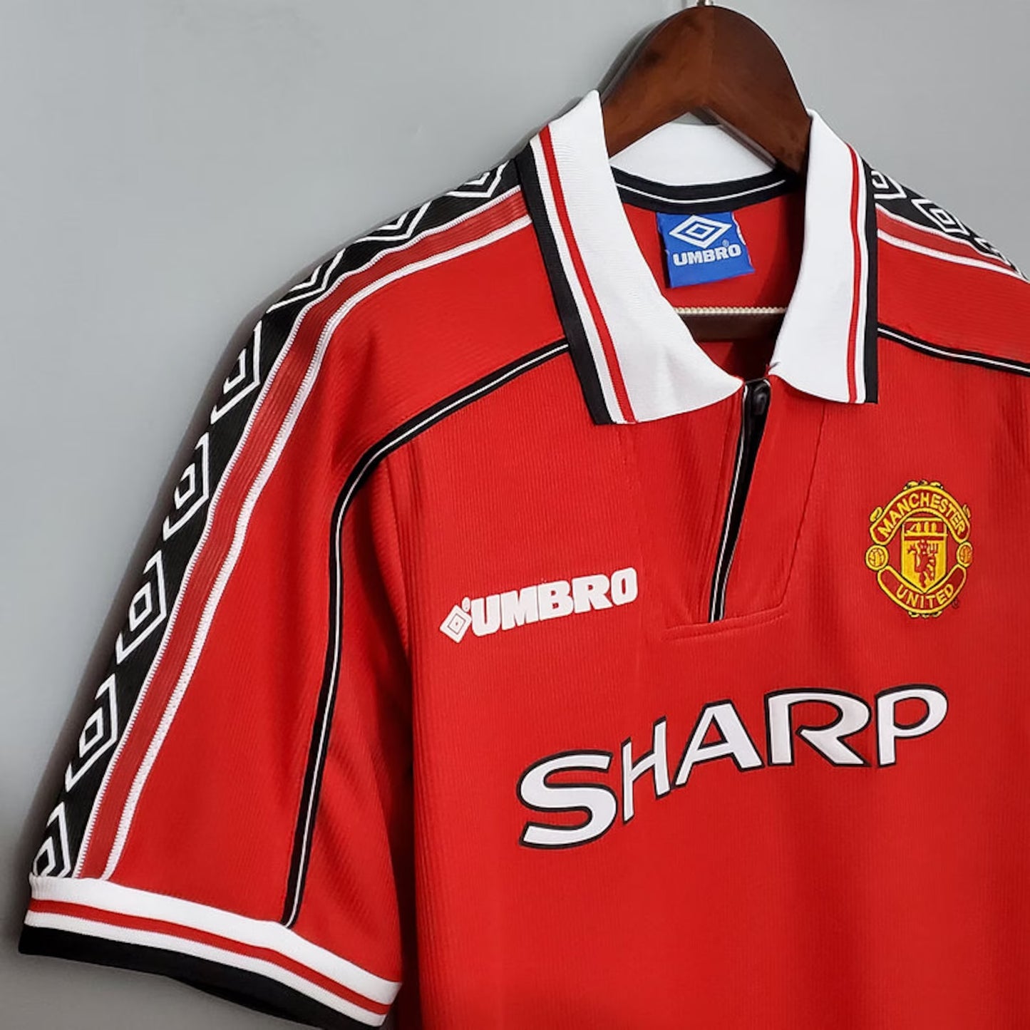 Manchester United Retro 1998 Vintage Home Jersey