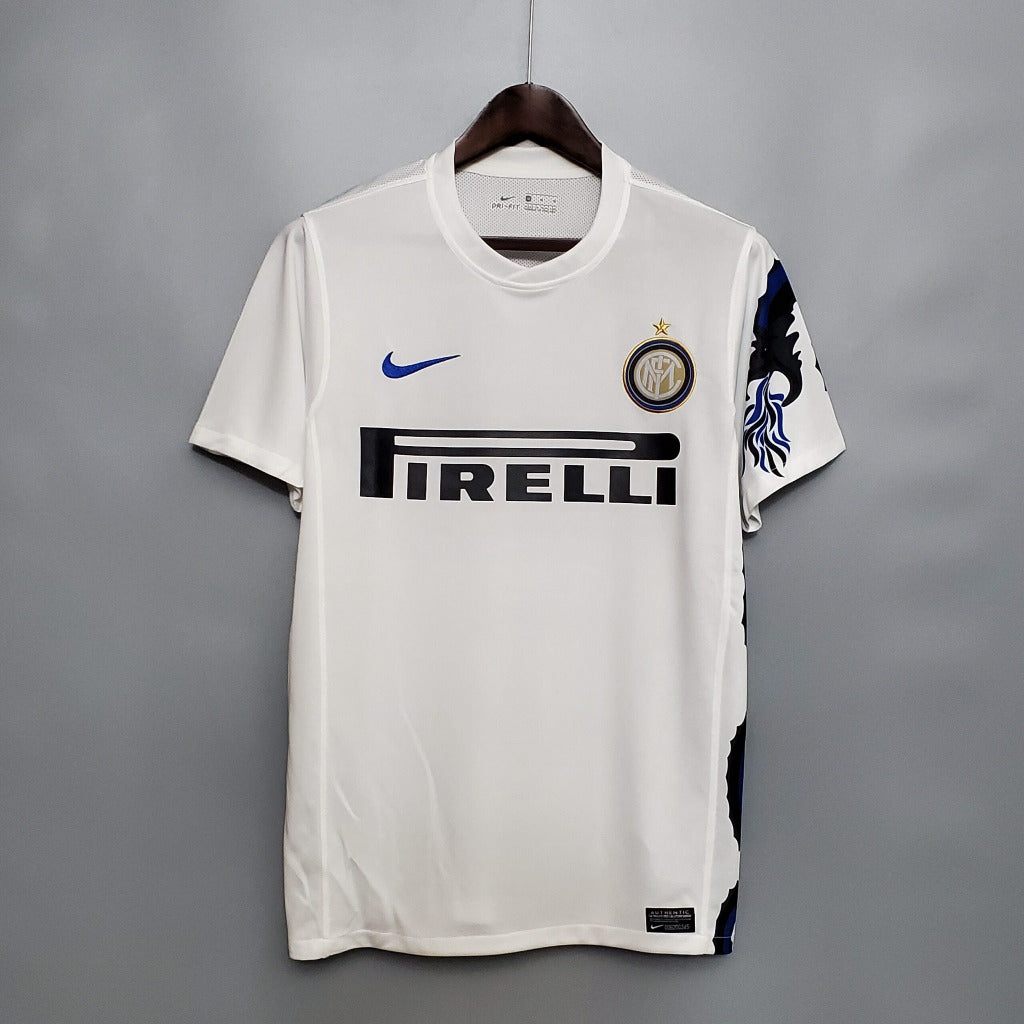 Inter Milan 2010/11 Vintage Retro Away White Jersey - Concept Kits