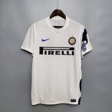 Inter Milan 2010/11 Vintage Retro Away White Jersey - Concept Kits