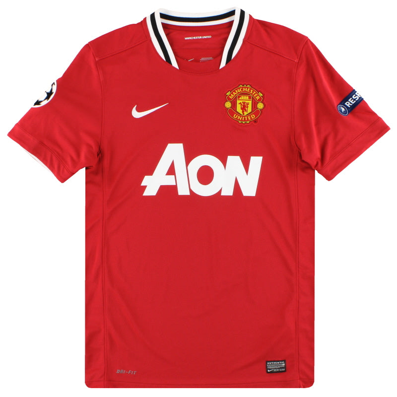 Manchester United 2011/12 Retro Vintage Home Jersey
