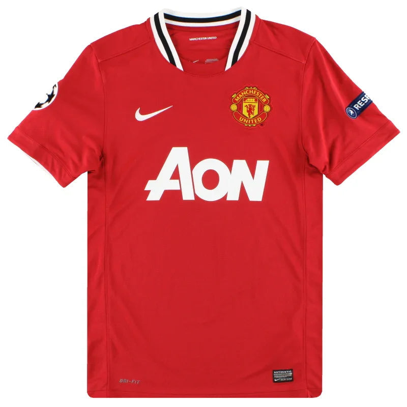 Manchester United 2011/12 Retro Vintage Home Jersey - Concept Kits