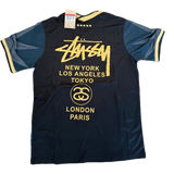 2025 Brazil x Stussy Black and Gold Concept Jersey