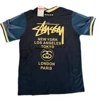 2025 Brazil x Stussy Black and Gold Concept Jersey