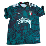 2025 Italy x Stussy Green Concept Jersey