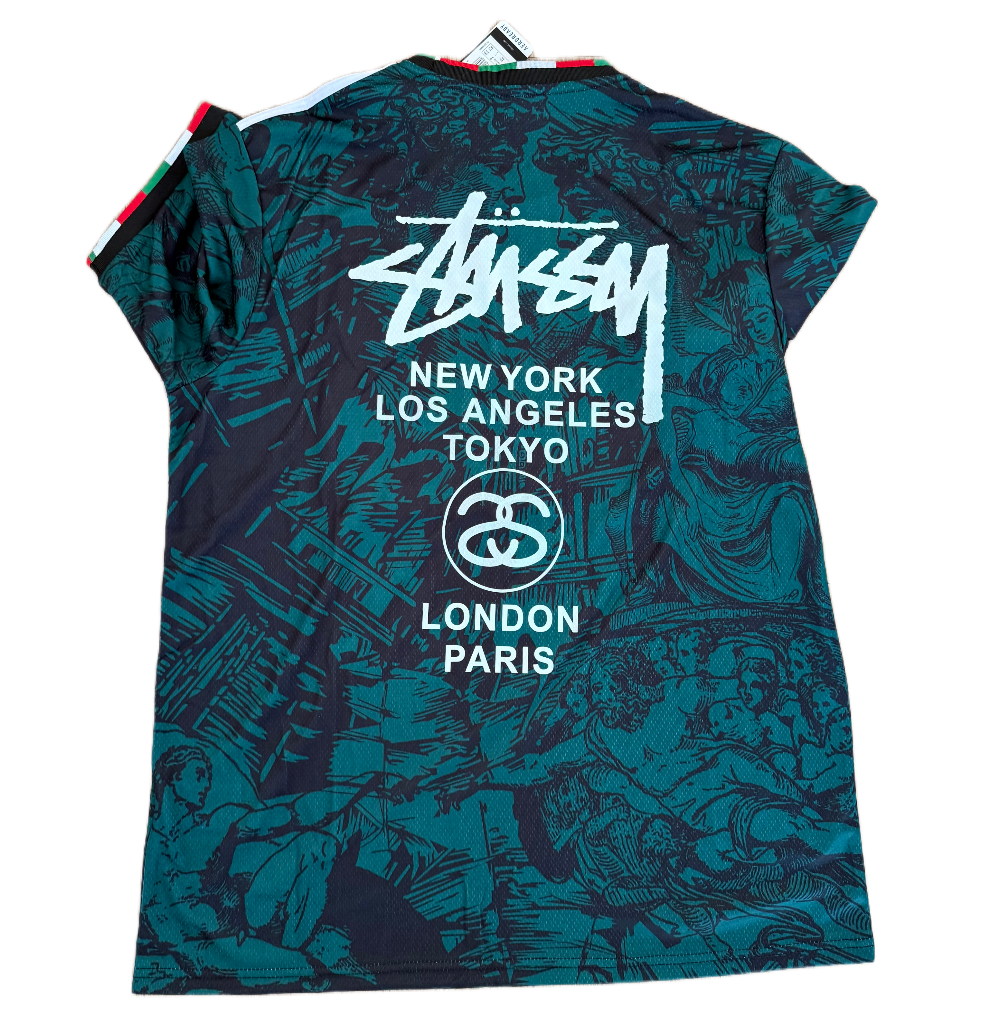 2025 Italy x Stussy Green Concept Jersey