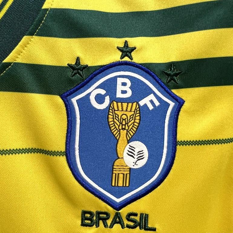 Brazil 1984 Vintage Retro Home Jersey