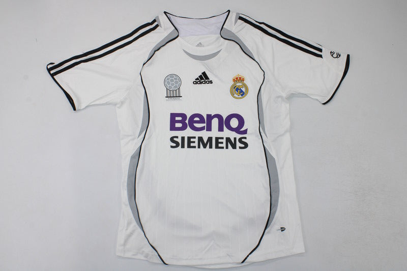 Real Madrid 2006/2007 Vintage Retro Home Kit Jersey