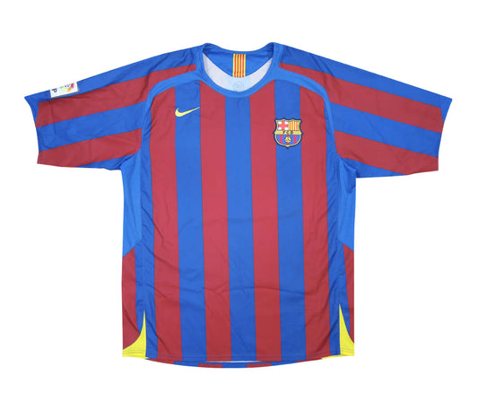 FC Barcelona 2005/06 Vintage Home Retro Jersey