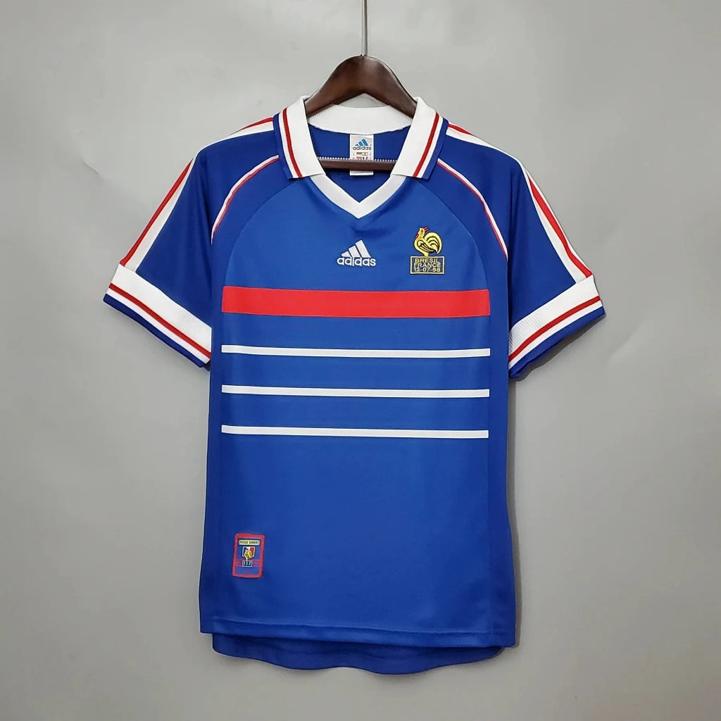 France 1998 Vintage Retro Home Jersey - Concept Kits