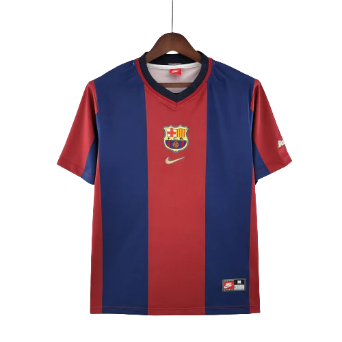 FC Barcelona 1998/99 Vintage Retro Home Jersey - Concept Kits