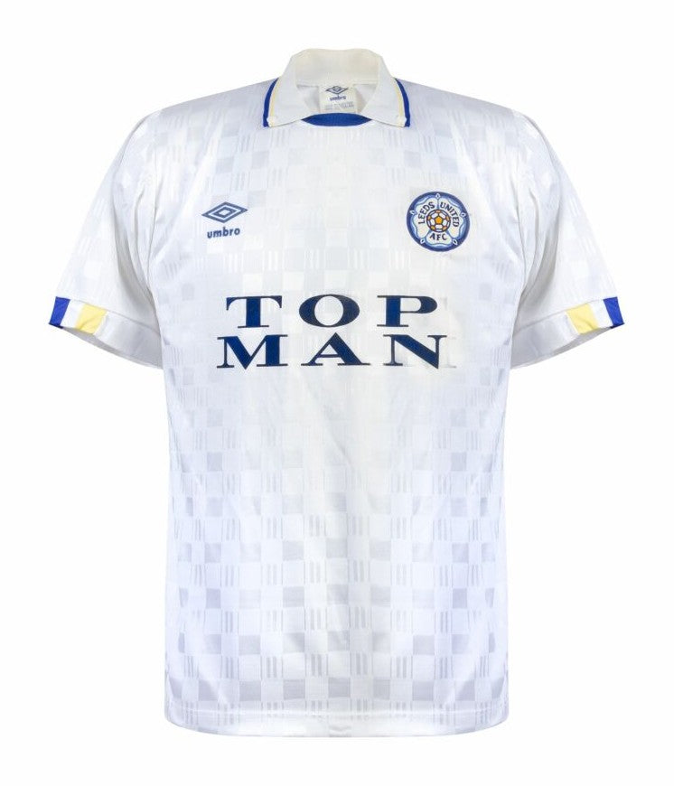 Leeds United 1989-91 Vintage Retro Home Jersey