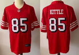 49ers 2022/23 Kittle #85 Red/Black NFL Game Jersey