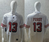 49ers 2022/23 Purdy #13 White/Red/Black NFL Game Jersey