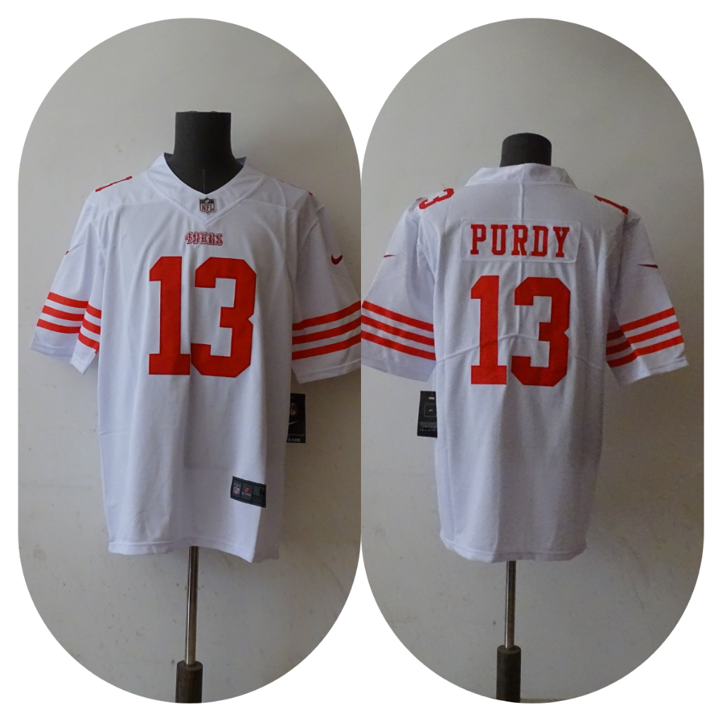 49ers 2022/23 Purdy #13 White/Red NFL Game Jersey