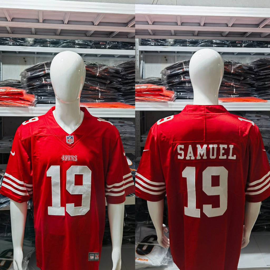 49ers 2022/23 Samuel #19 Red/White NFL Game Jersey