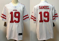 49ers 2022/23 Samuel #19 White/Red NFL Game Jersey