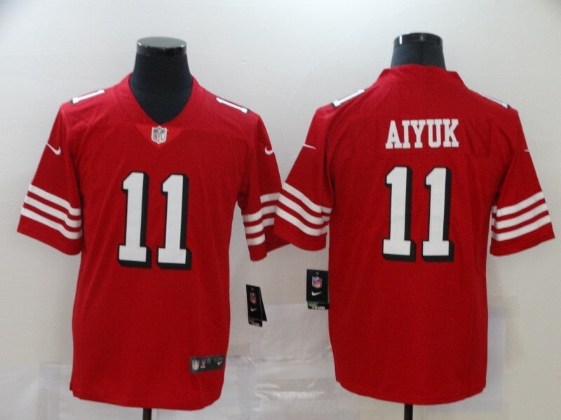 49ers 2023/24 Aiyuk #11 Red/White/Black NFL Game Jersey