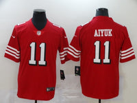 49ers 2023/24 Aiyuk #11 Red/White/Black NFL Game Jersey