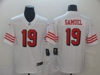 49ers 2023/24 Samuel #19 White/Red/Black NFL Game Jersey