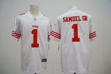 49ers 2023/24 Samuel SR #1 White/Red NFL Game Jersey