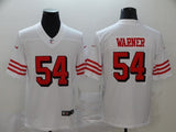 49ers 2023/24 Warner #54 White/Red/Black NFL Game Jersey