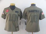 49ers 21/22 Garoppolo #10 Olive Women NFL Jersey