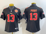 49ers 24/25 Purdy #13 Black/Red/Yellow Women NFL Jersey