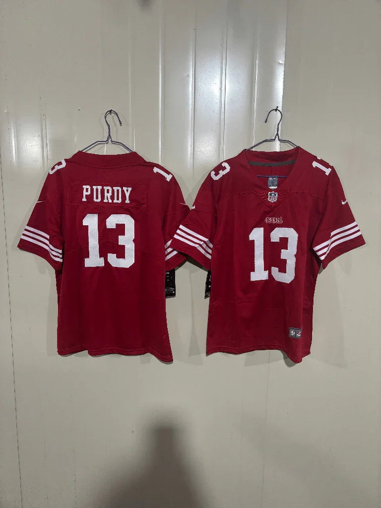 49ers 25/26 Purdy #13 Red Game Kids Jersey
