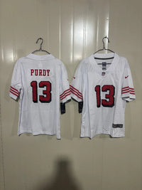 49ers 25/26 Purdy #13 White Game Kids Jersey
