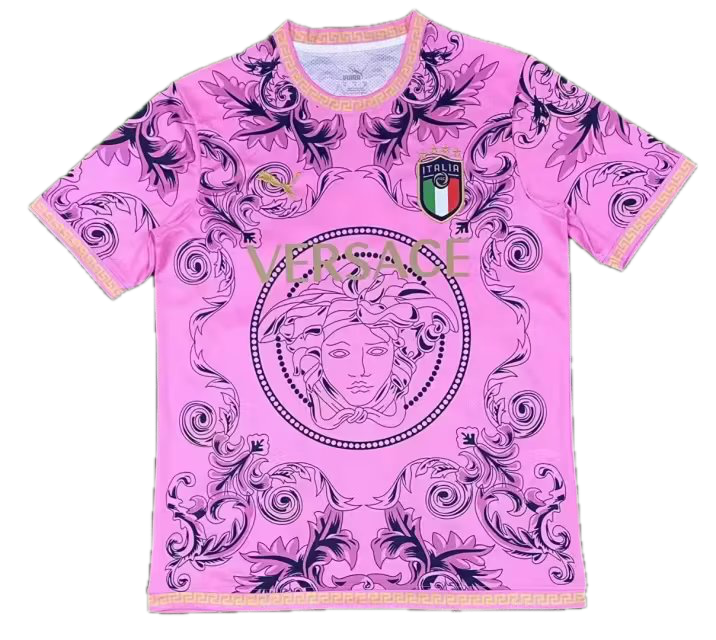 Italien x Versace Spezielles Vintage-Trikot