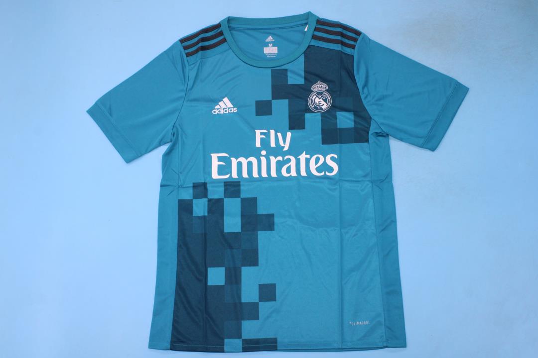 Real Madrid 2017/2018 Vintage Retro Third Kit Jersey