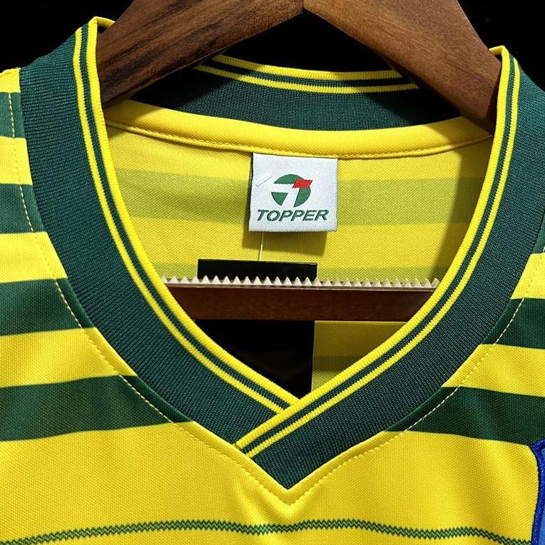 Brazil 1984 Vintage Retro Home Jersey