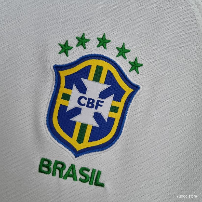 Brazil 2019 Retro Vintage Home Jersey