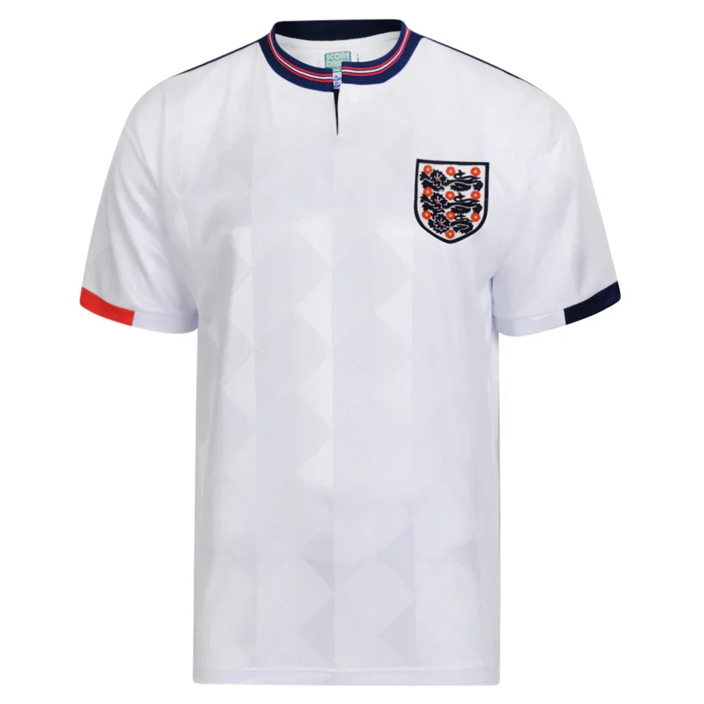 England 1989 Vintage Home Retro Jersey - Concept Kits