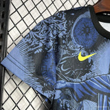 Kids Brazil Christ The Redeemer Dark Blue Concept Jersey - Concept Kits