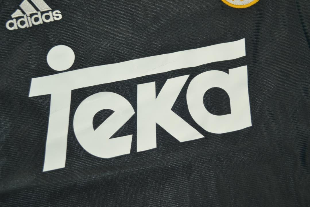 Real Madrid 1999/2000 Vintage Retro UCL Final Black Jersey - Concept Kits