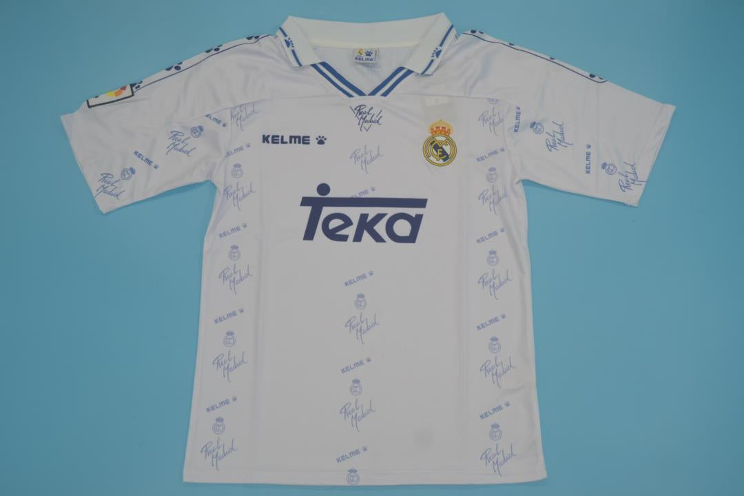 Real Madrid 1994/1996 Vintage Retro Home Jersey