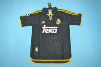 Real Madrid 1999/2000 Vintage Retro UCL Final Black Jersey - Concept Kits