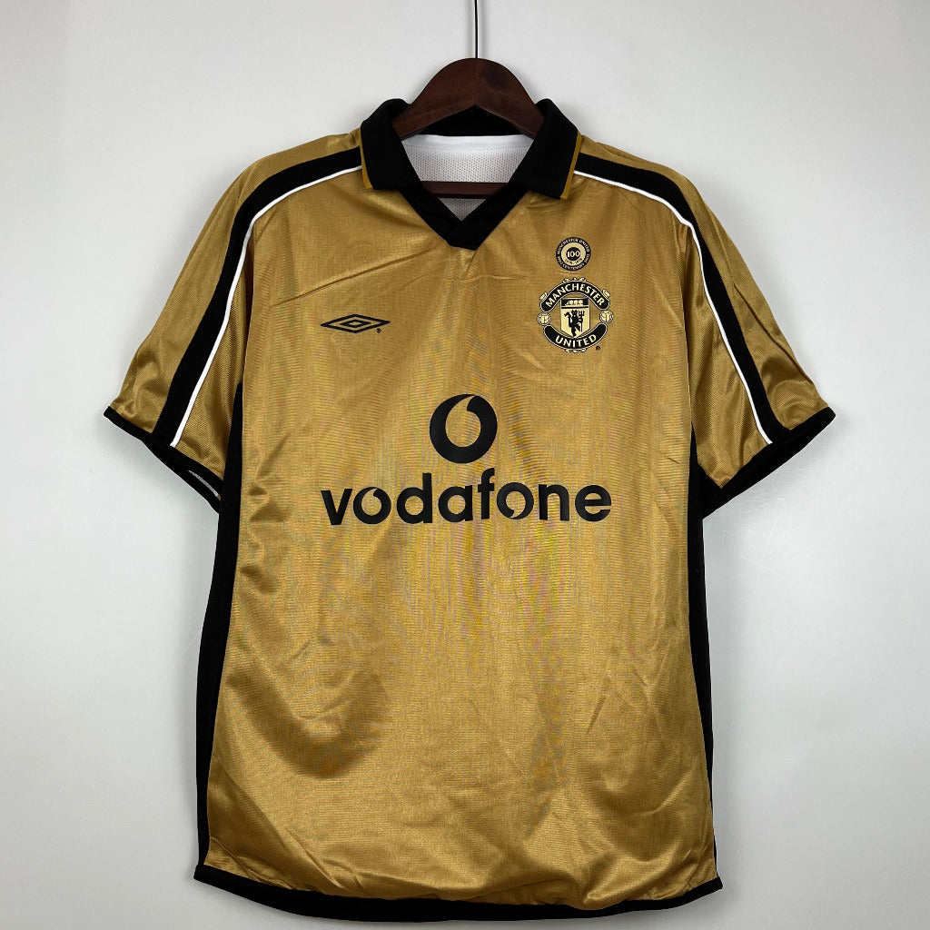 Manchester United 2001/02 Vintage Retro Centenary Edition Double-Sided Jersey - Concept Kits